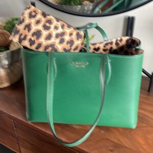 Kate Spade Green Tote Bag with Classic Design